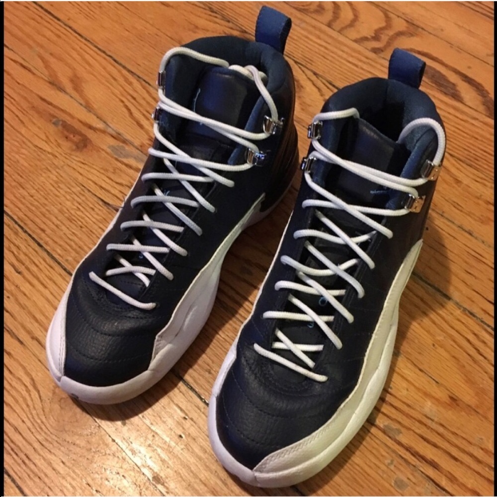 Air Jordan 12 Retro Obsidian Gs Sneakers